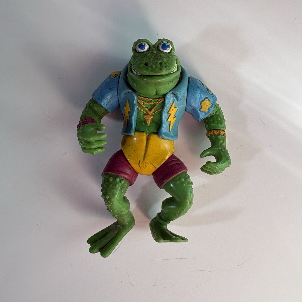Teenage Mutant Ninja Turtles Genghis Frog Figure 1989 Playmates VTG
